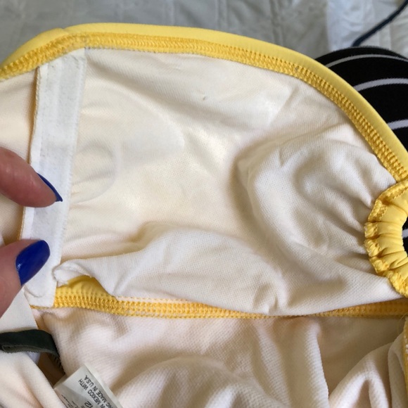 Lauren Ralph Lauren Yellow Strapless Swimsuit, 12 - Picture 5 of 5